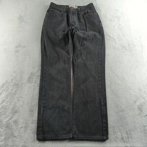 Levis Signature Jeans Mens 34 (Fits 30x32) Black Faded Regular Grunge Hip Hop